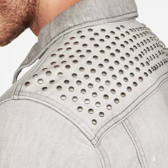 G-Star 3301 STUDS ZIP SLIM JACKET - Picture 6 of 15